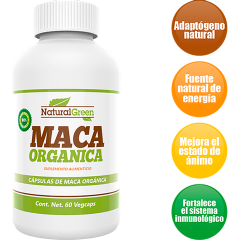 MACA ORGANICA 60 CAPS